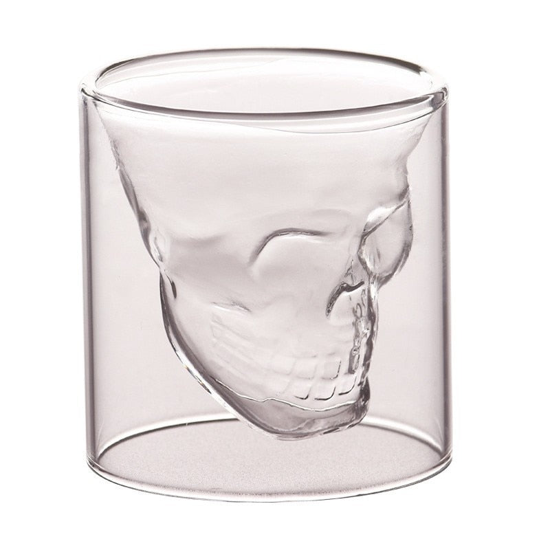 Lead Free Glass Creative Skull Cup Capacity Beer Cups Tea Mug Cocktail Wine Heat Resistant Coffee Mugs For Gift Wholesale