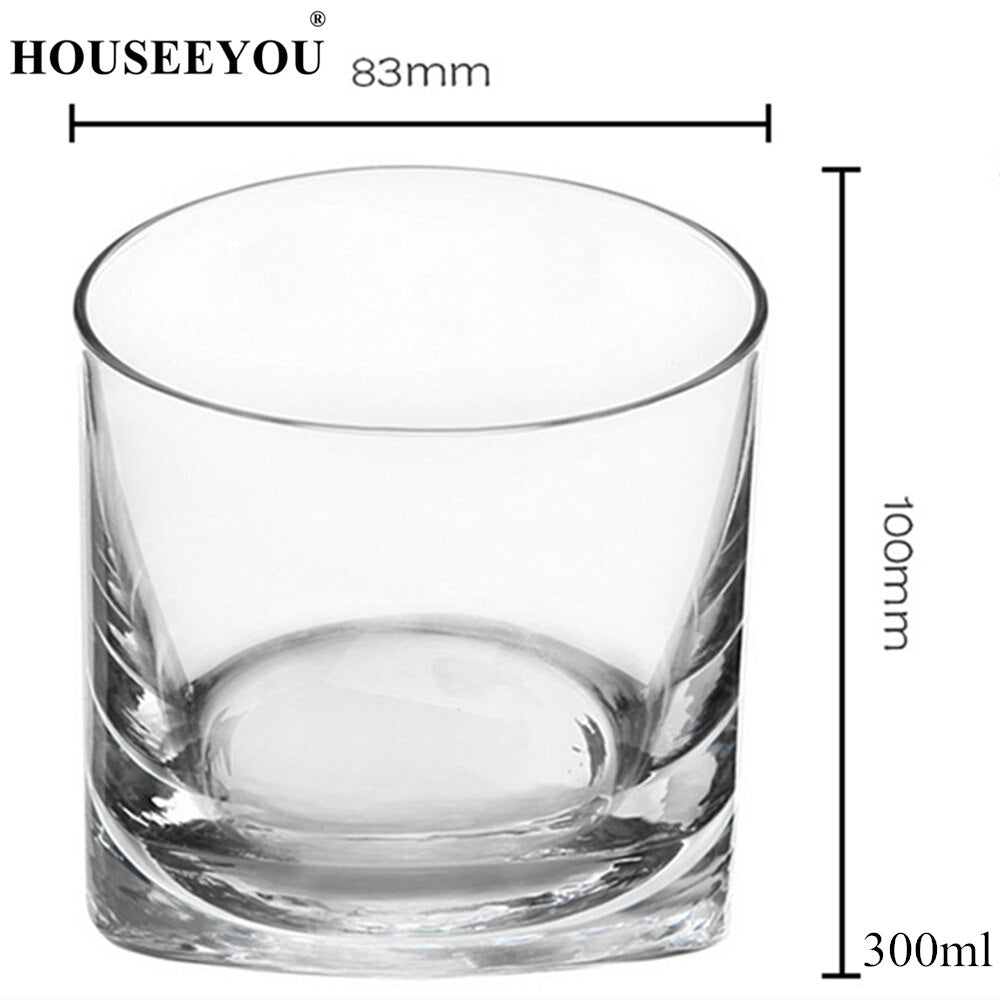 HOUSEEYOU Créatif Shake Whiskey À Bascule Verre Verre De Vin De Vin De La Tasse De Bière De La Bière Des Verres De Bière Bar À Cocktail 10 oz Brandy Snifters Verre